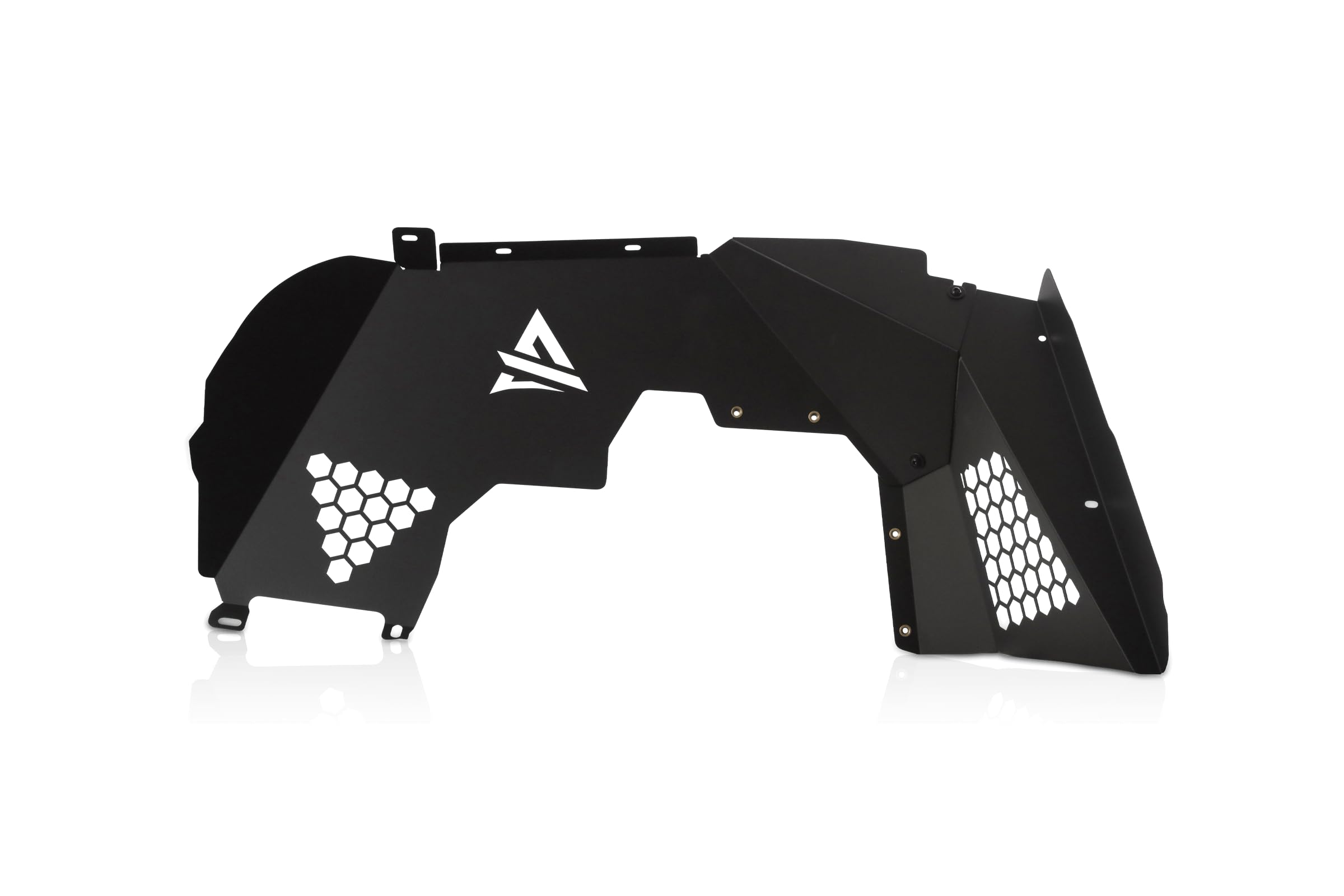 Attica4x4 Cobra Tek - Frontier Series Inner Fenders | Compatible with Jeep Gladiator | Durable Wheel Well Protection with Tire Clearance and Engine Ventilation | Textured Black Powder Coat.
