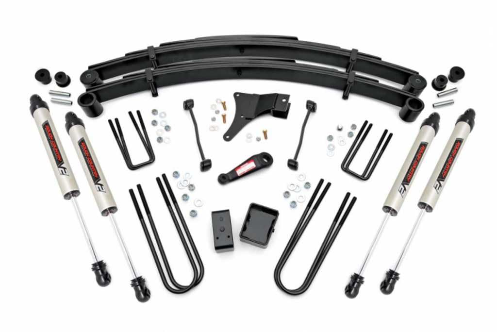 6" Rough Country V2 Lift Kit for 1999 Ford Super Duty | Pre 3-1-1999-49370