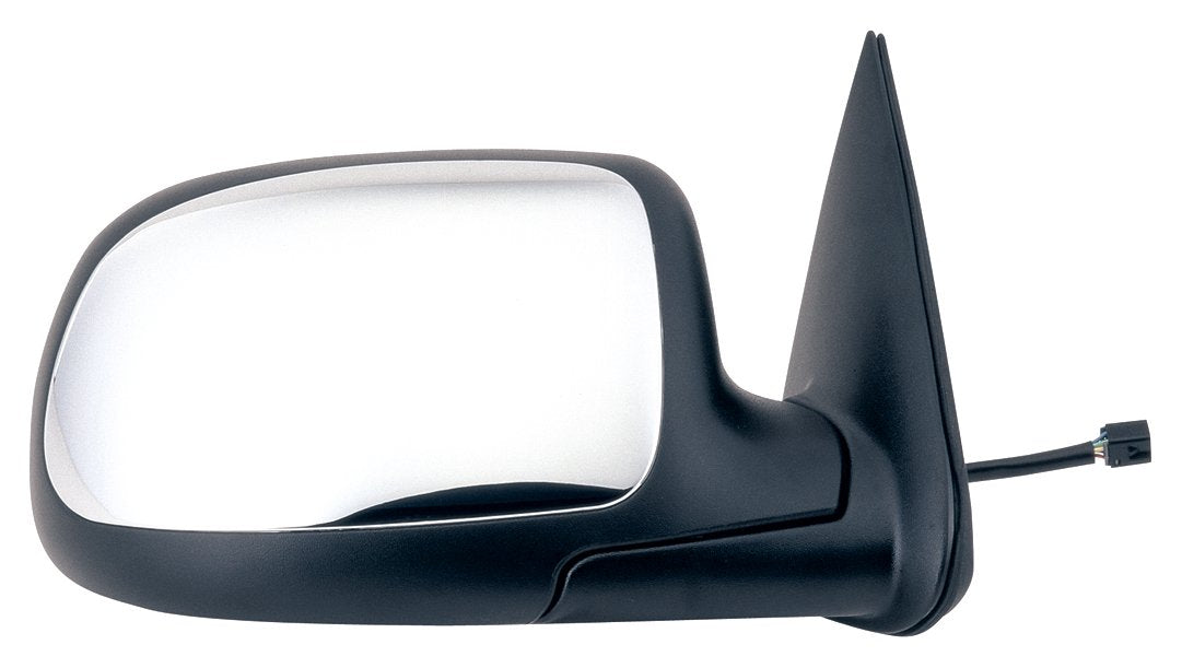 Fit System Mirror Passenger Side for Silverado, Sierra, Suburban, Tahoe, Denali XL, Yukon XL, Escalade, Black w/Chrome Cover, Foldaway, Heated Power