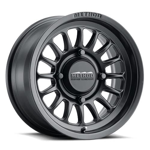 Method MR411 15x7 Matte Black Bead Grip Wheel 6x5.5 (38mm)