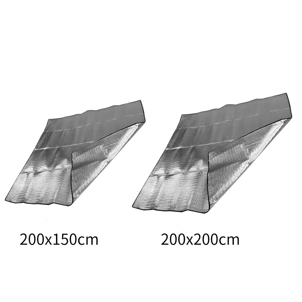 Waterproof Picnic Mat StepOK, Aluminum Foil Picnic Mat, Portable Foldable Lawn Outdoor Camping Mat