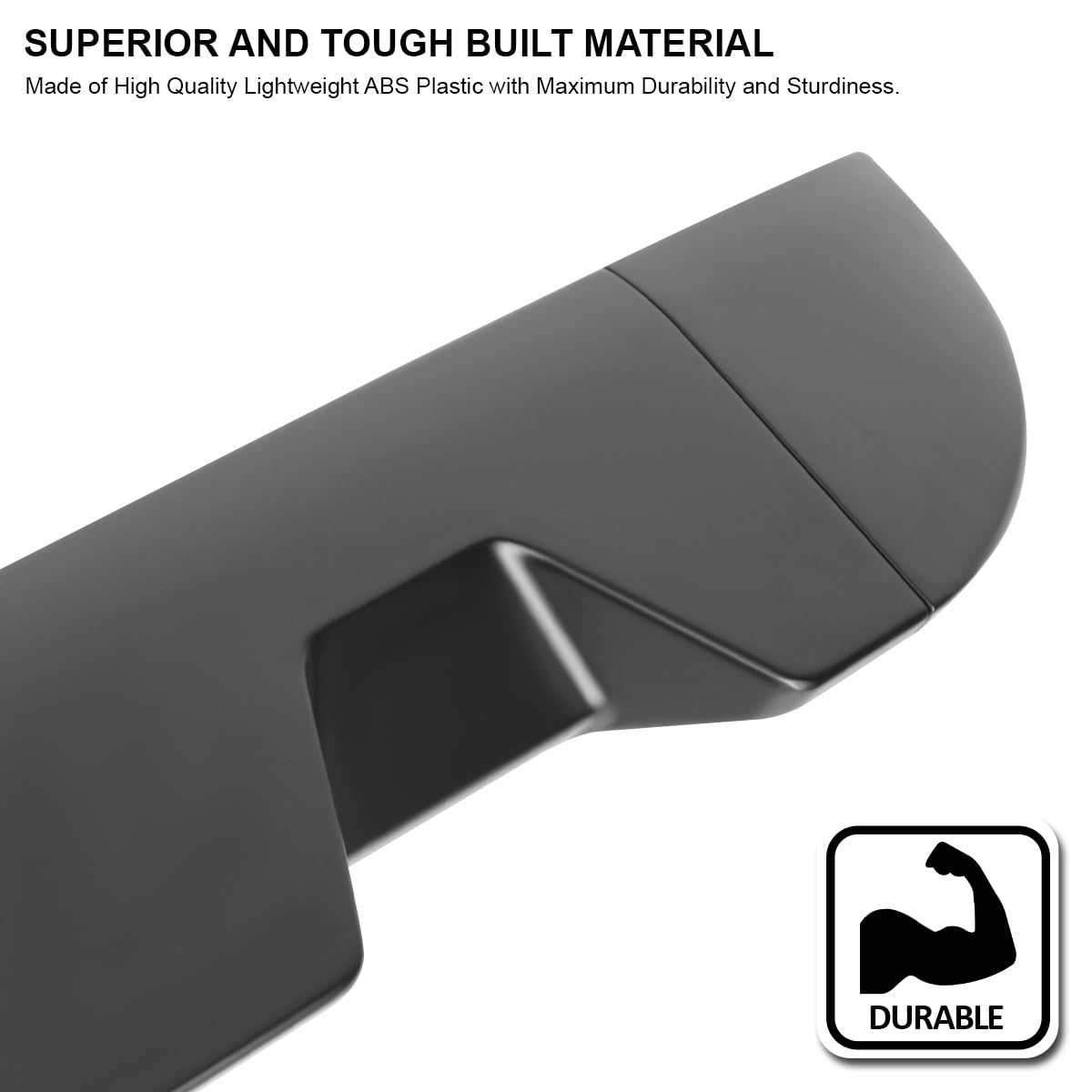 Matte Black ABS Cab Roof Spoiler Spec-D Tuning for 2011-2016 Ford F250, F350, and F450 Models