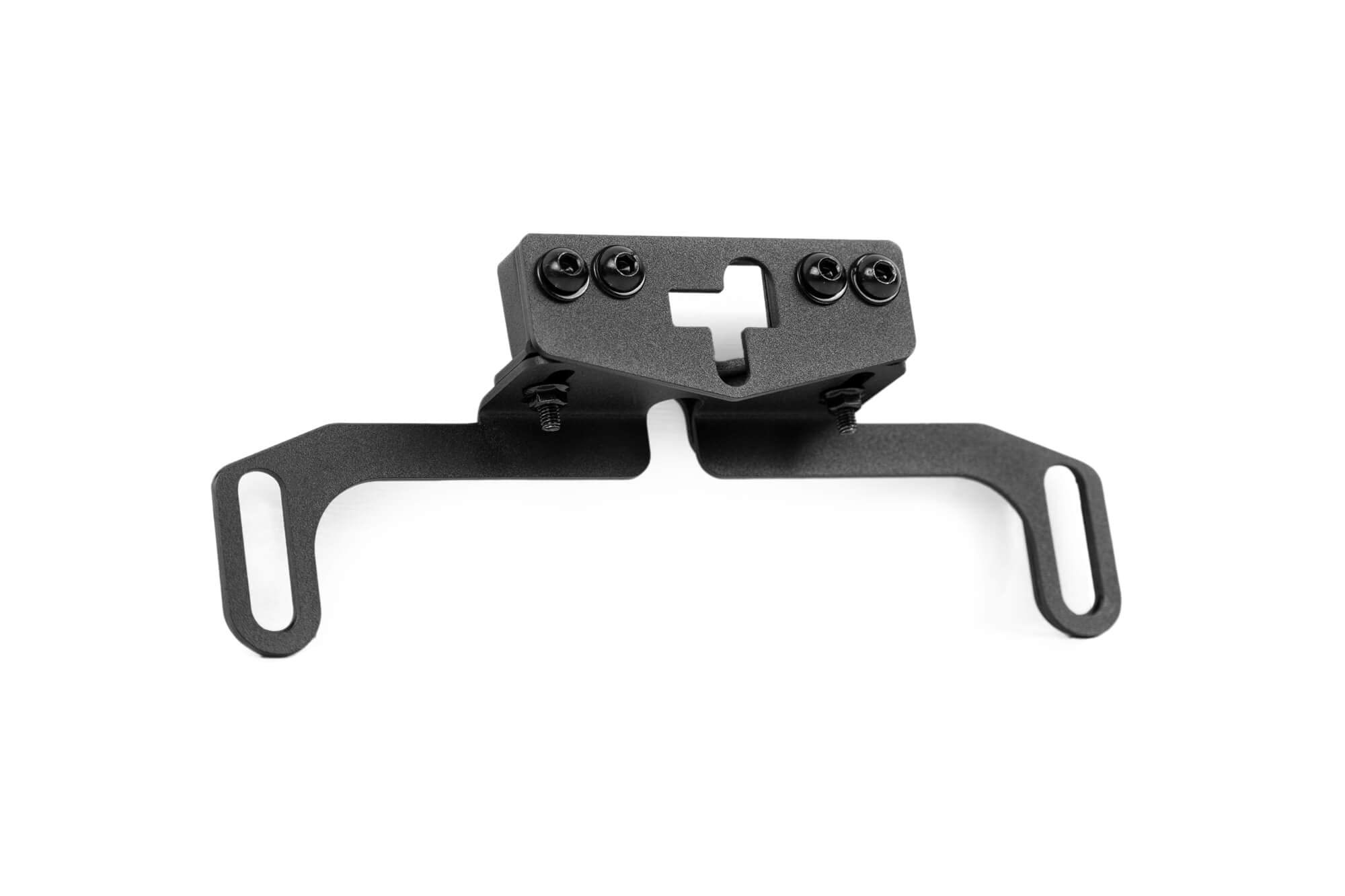 Front Camera Relocation Bracket DV8 Offroad for 2021-2025 Ford Bronco | Corrects 360 View with Winch Bumper | Includes Extended Camera Optical Cable & Spray Hose | Adjustable for Different Setups