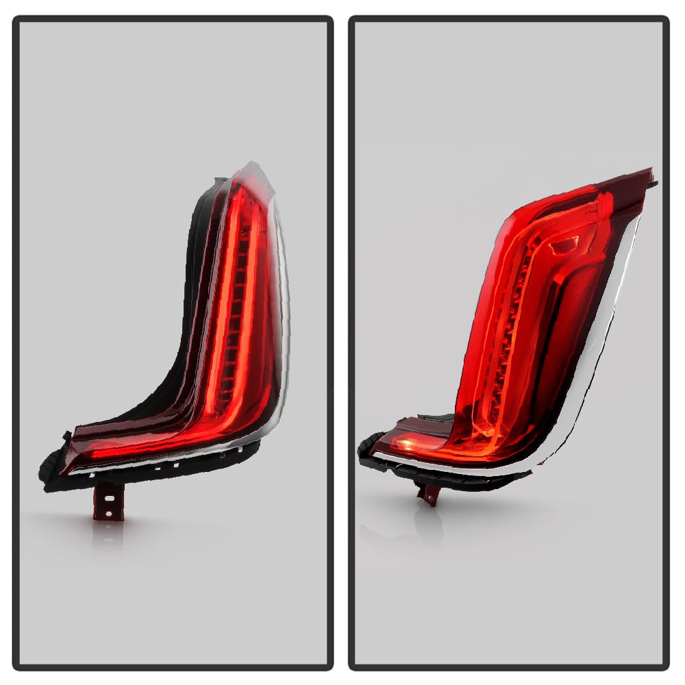 Cadillac XTS 18-20 Spyder (POE) Full LED Red Lens Tail Light - OE Right