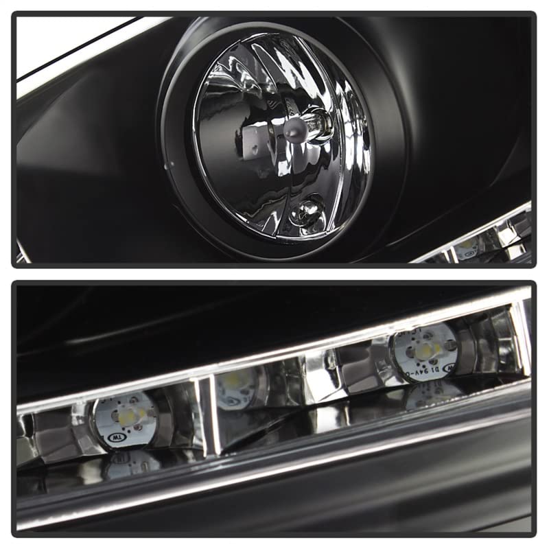 Auto Spyder 5017505 Projector Style Headlights Black/Clear
