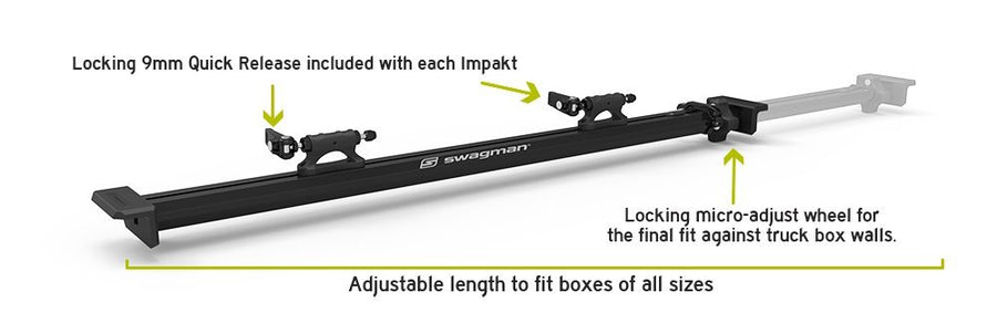 Patrol Swagman Pickup Truck Bike Rack, One Color, One Size (64701)