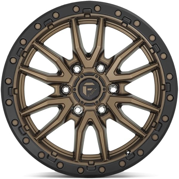 FUEL OFF-ROAD 18X9 REBEL 6X120 5.04 1mm MATTE BRONZE BLACK BEAD RING - D68118909450