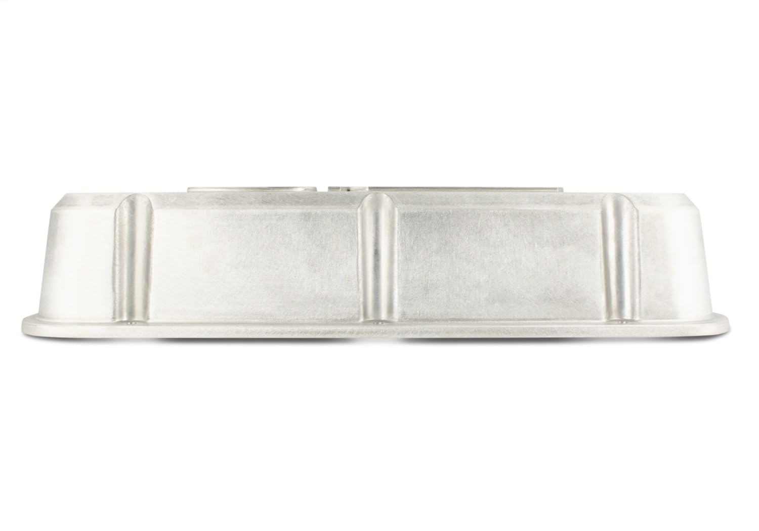 Ford Slant-Edge Valve Cover, Tall, Baffled, Breather Hole, Raised Ford Racing Logo, Aluminum, Natural