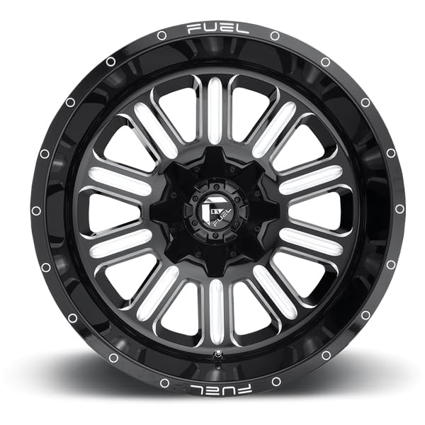 FUEL OFF-ROAD 20X9 HARDLINE 8X180 5.79 20mm GLOSS BLACK MILLED - D62020901857