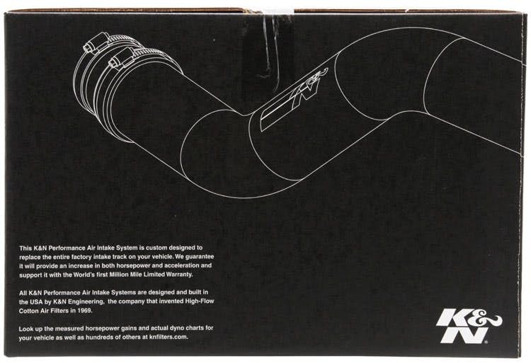 Cold Air Intake System K&N: High-Flow Air-Filter, Increase Performance & Horsepower: Compatible with 2008-2009 JEEP Liberty, 57-1559