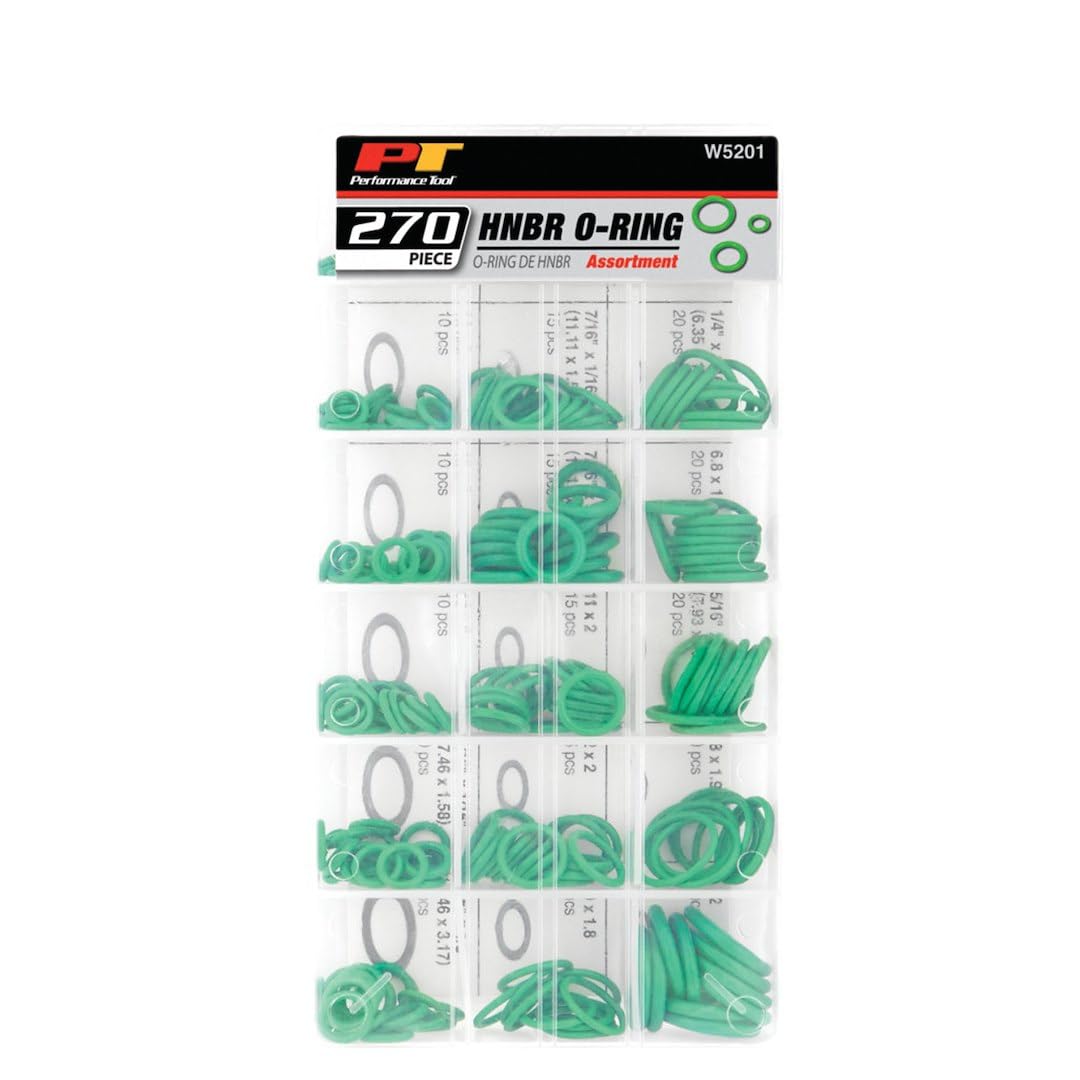 HNBR O-Ring Assortment Kit 270 Pc