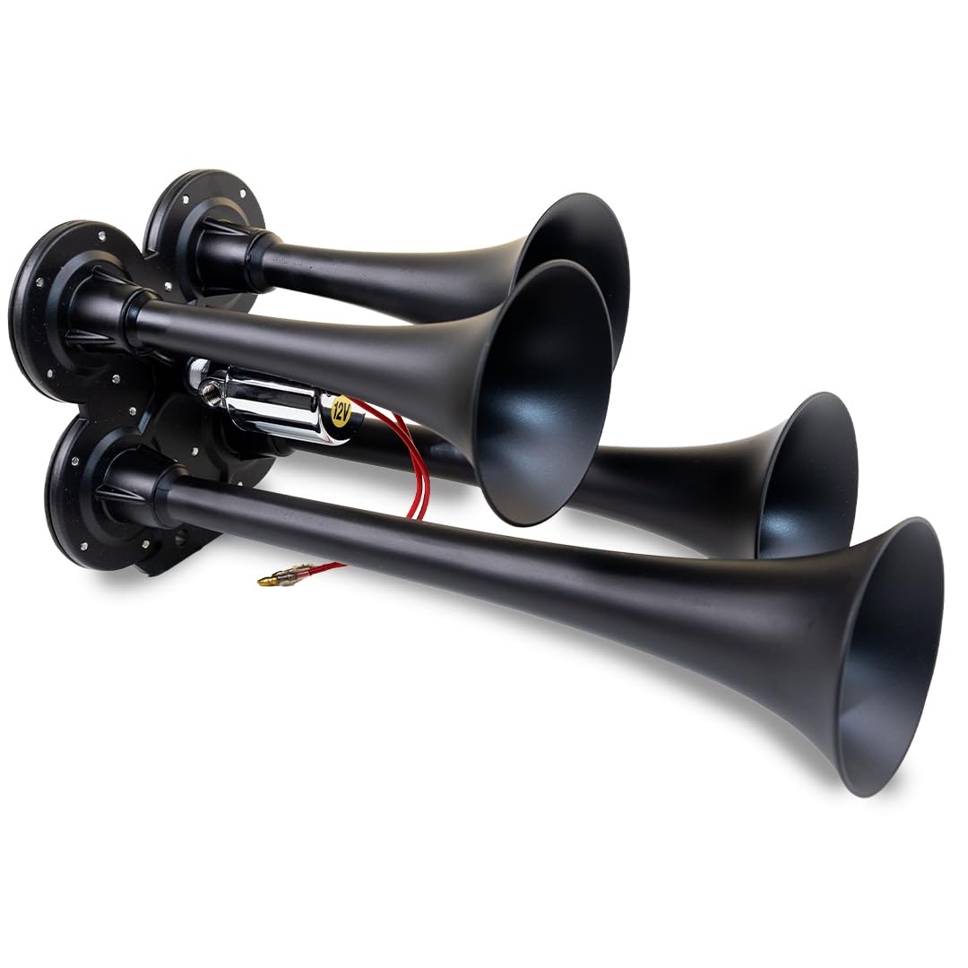 Kleinn 141-1 Compact Quad Air Horns - Black