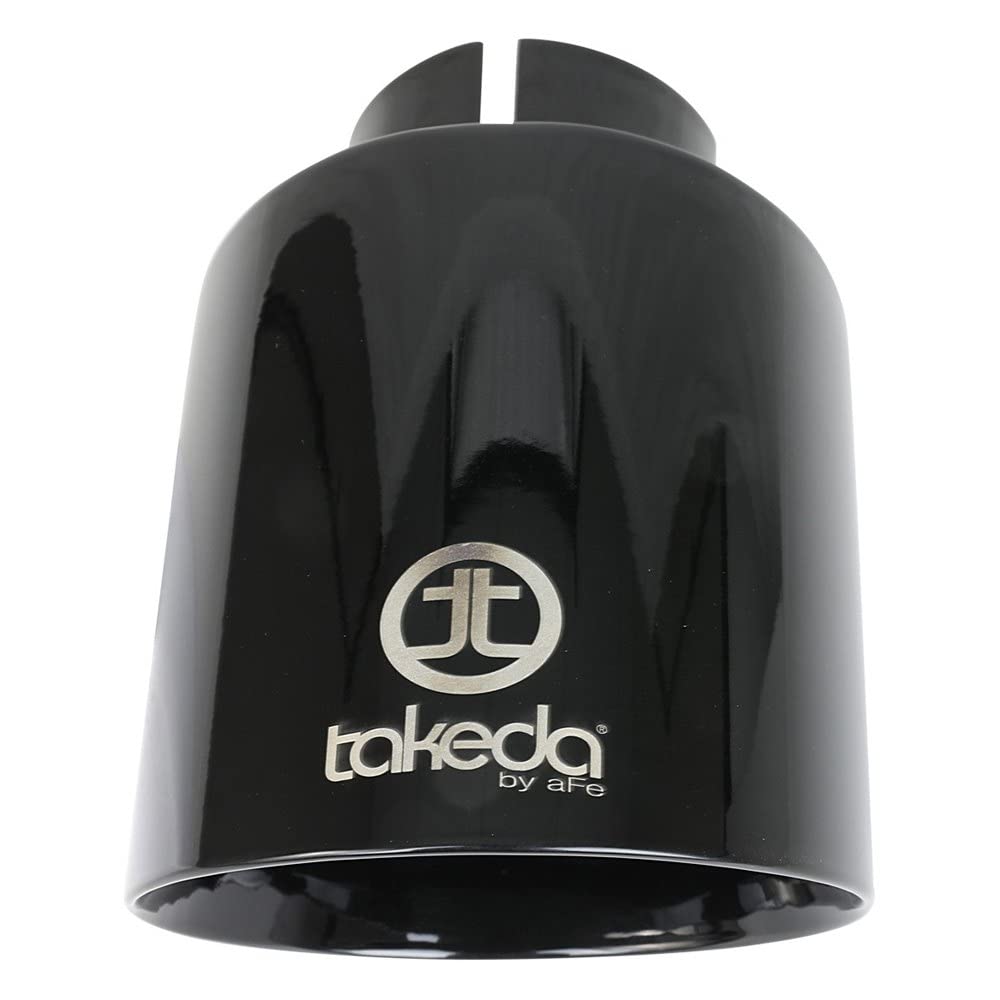 Takeda 409 Stainless Steel aFe Power Clamp-on Exhaust Tip Black 49T25454-B07