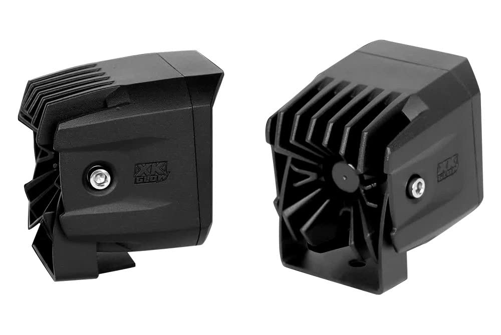 XKGLOW 1PC Flush Mount Cube Light Flood Beam SAE Bluetooth App Control