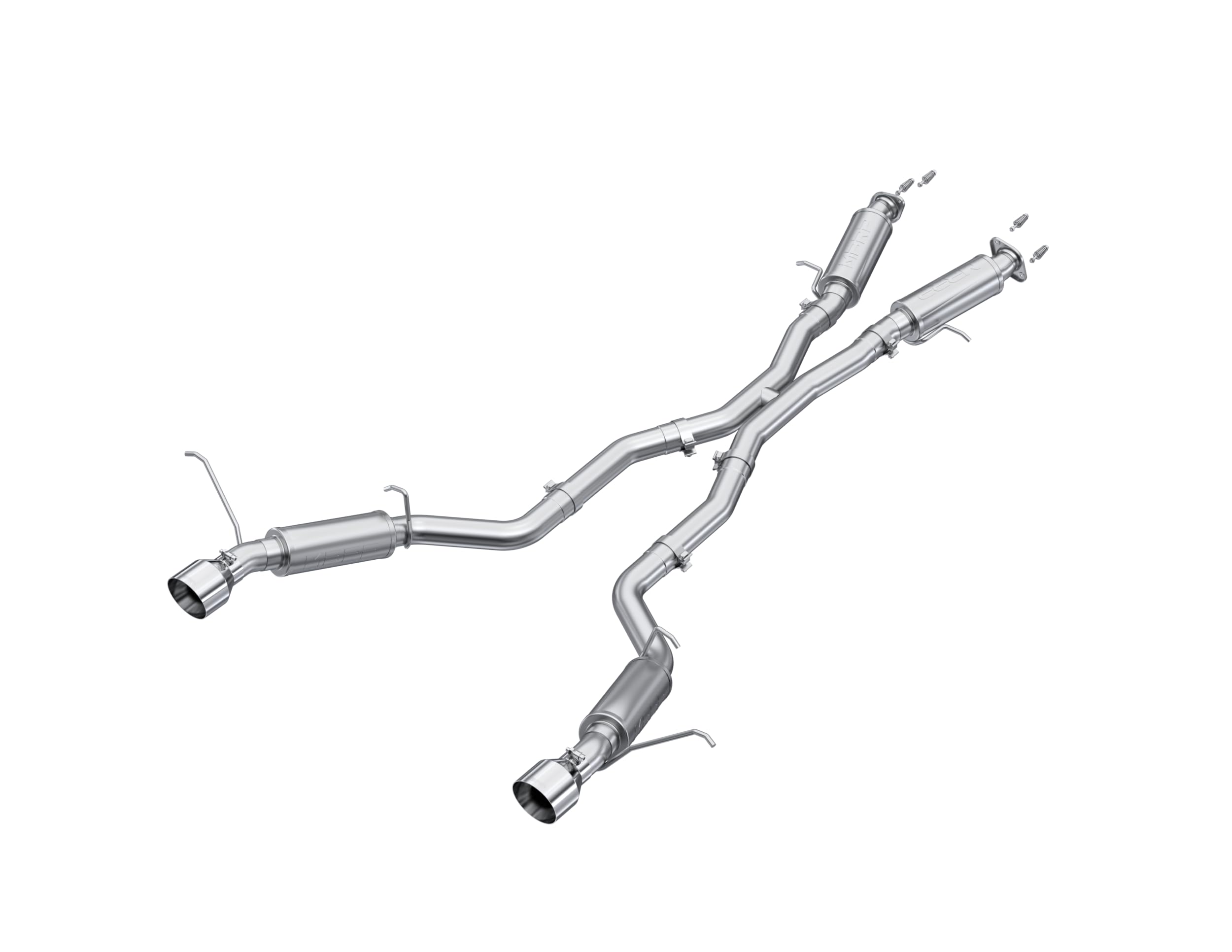 MBRP 3in. Cat Back Exhaust; Dual Rear Exit; Aluminized Steel