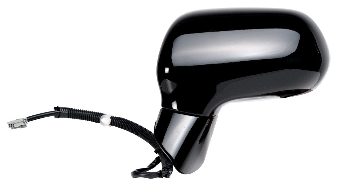 Fit System Driver Side Mirror for Honda Civic Sedan LX Model, Ex/Si-Navi, Black, Foldaway, Power