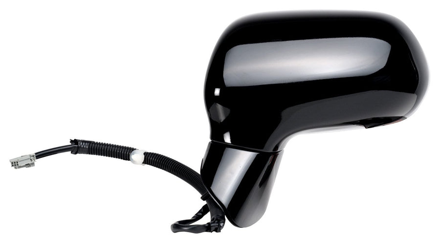Fit System Driver Side Mirror for Honda Civic Sedan LX Model, Ex/Si-Navi, Black, Foldaway, Power