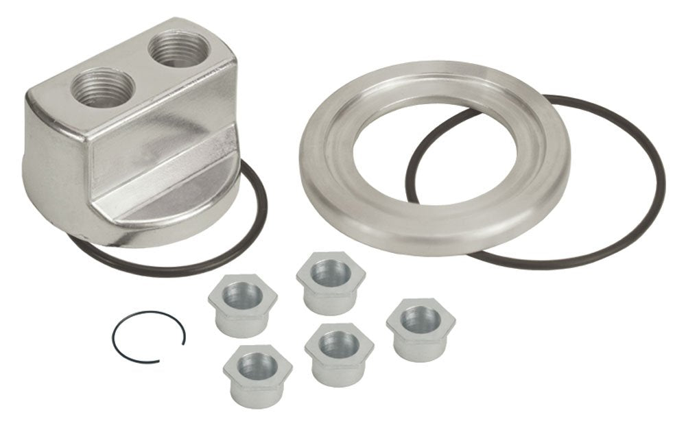 Silver Derale 15747 Engine Spin-On Adapter