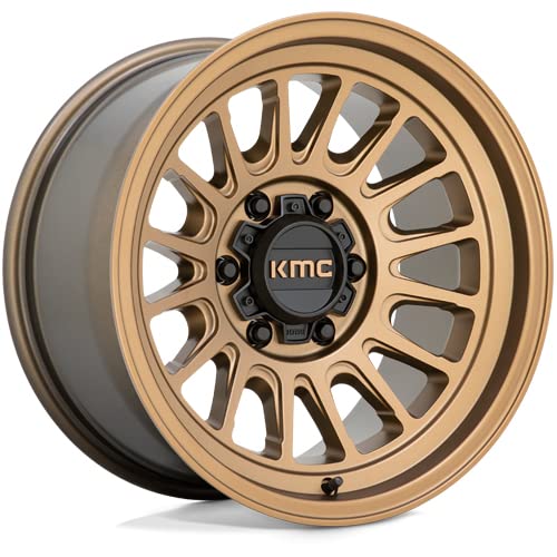KMC Wheels KM724 OL Matte Bronze Impact Wheel with Aluminum (17 x 8.5 inches /5 x 127 mm, 0 mm Offset)