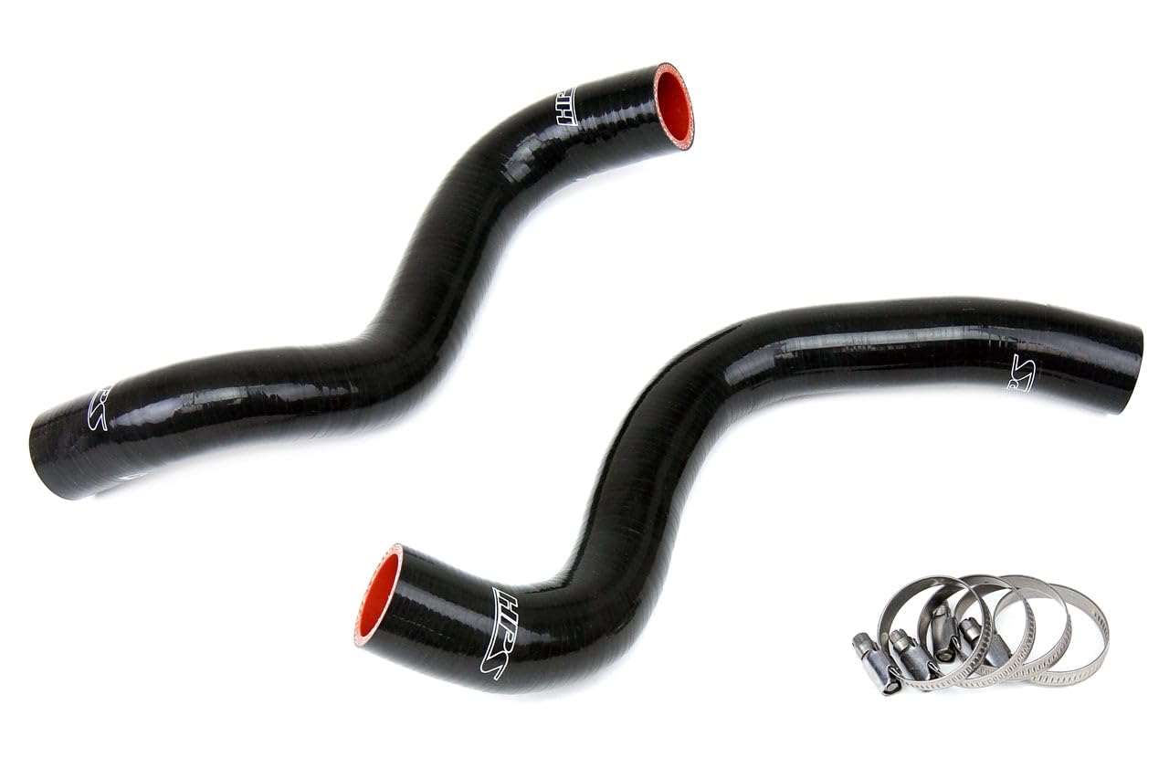 Black HPS Reinforced Silicone Radiator Hose Kit Coolant Lexus 11-13 CT200h