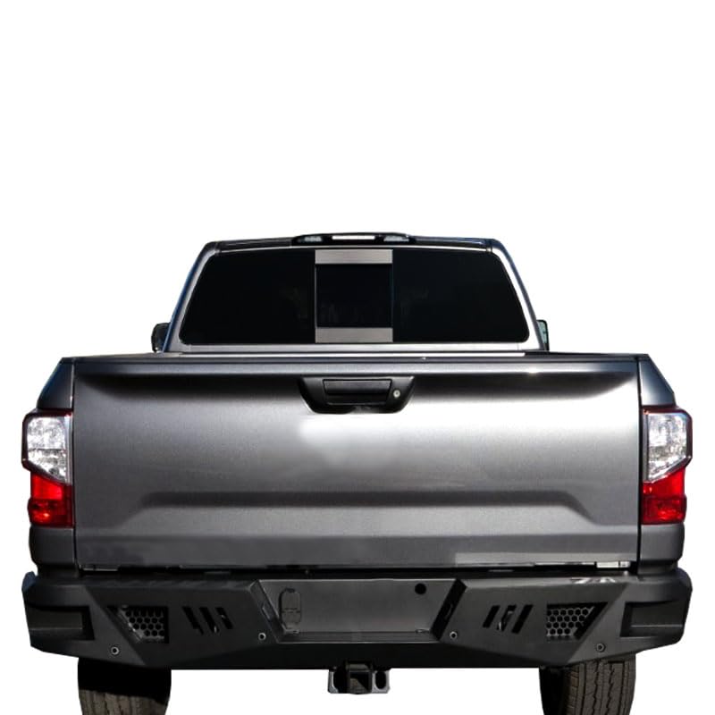 Heavy Duty Black Horse Armour Rear Bumper Matte Black Compatible with 2016-2024 Nissan Titan XD-ARB-NITI