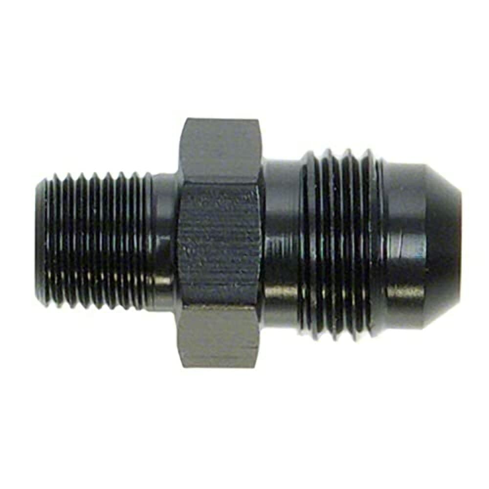 Blk St Fl To Pipe Adp -4an X1/4nptf
