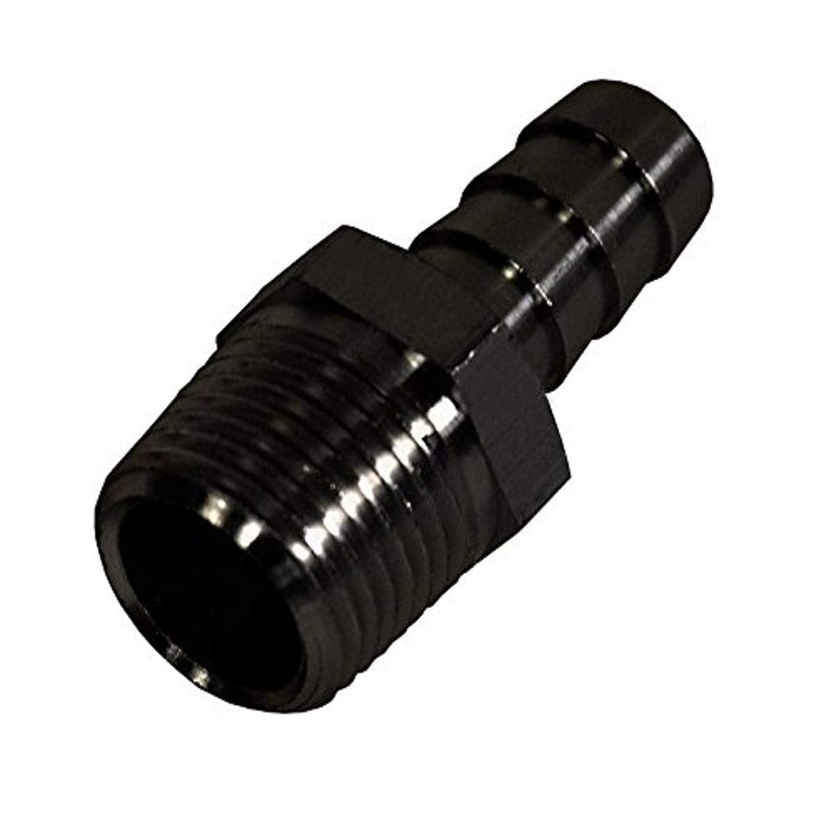 3/8" NPT Male Derale x 3/8" Straight Hose Barb Fitting