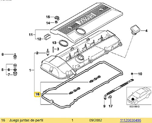 Gasket MAHLE VS50368