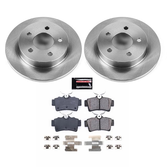 Power Stop KOE1303 Rear Replacement Brake Kit-OE Brake Rotors & Ceramic Brake Pads For Ford Mustang 1994-2004 [Model Specific]