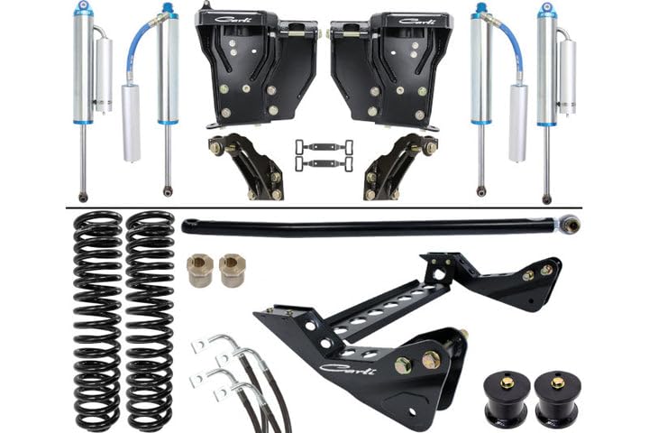 Dominator Carli 2.5 System, Base, 4.5” Lift, 2011-16 Ford F250/F350, Diesel