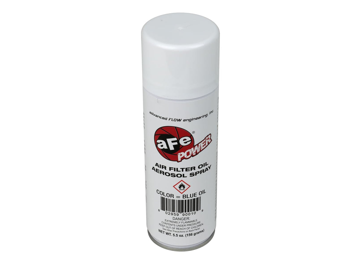5.50oz aFe Power Air Filter Oil: Aerosol Filter Oil - Blue, Restores Pro 5R Engine Air Filters, #90-10022