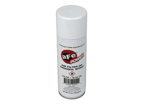5.50oz aFe Power Air Filter Oil: Aerosol Filter Oil - Blue, Restores Pro 5R Engine Air Filters, #90-10022