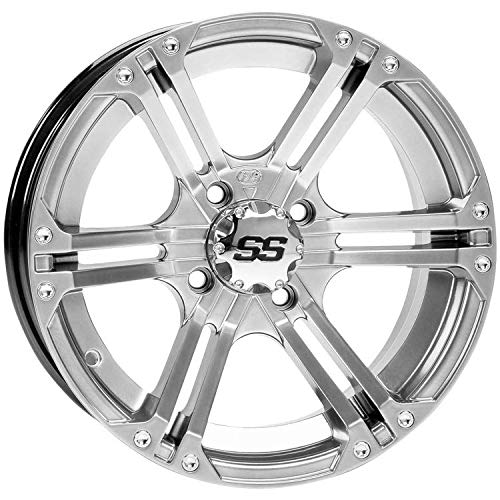 ITP SS212 Black Wheel with Machined Finish (14x8"/4x137mm) SS ALLOY