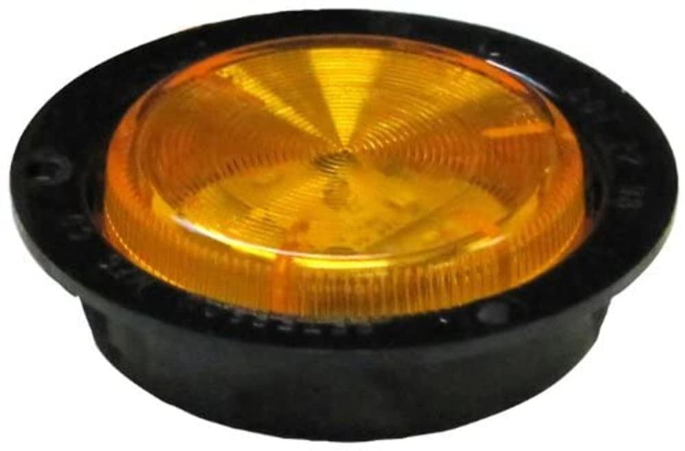 M195FA Peterson Led Marker/Clearance, Pc, Round, Amp, W/Flange, 2.0"
