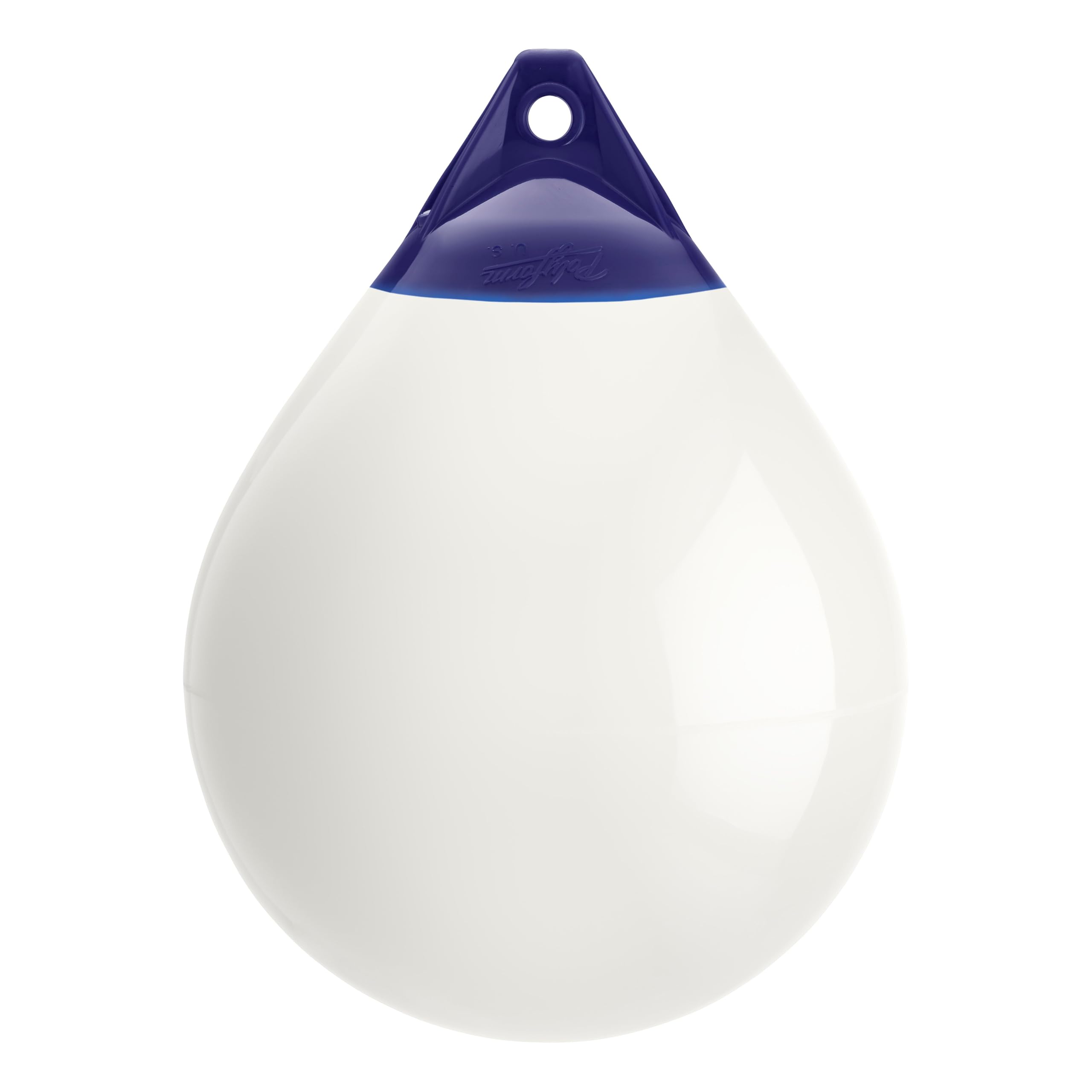 A-4 Standard Blue Ropehold Polyform Buoy - White