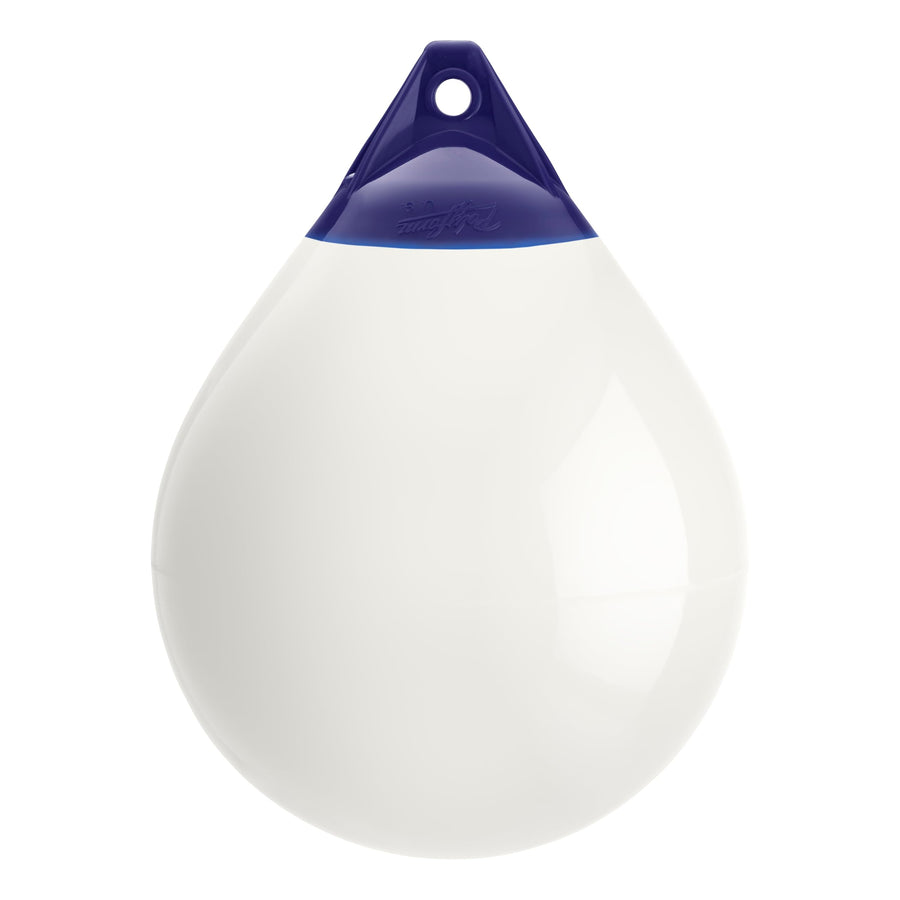 A-4 Standard Blue Ropehold Polyform Buoy - White