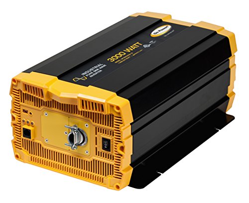 GP-ISW3000-12 Go Power! Industrial Pure Sine Wave Inverter, Black,Yellow