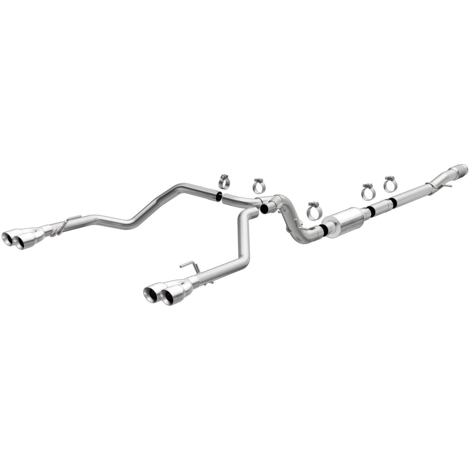 MagnaFlow Exhaust Performance System 19489: Cat-Back, Street Series, For 2019-2025 Chevrolet Silverado 1500 6.2L, For 2019-2025 GMC Sierra 1500 6.2L