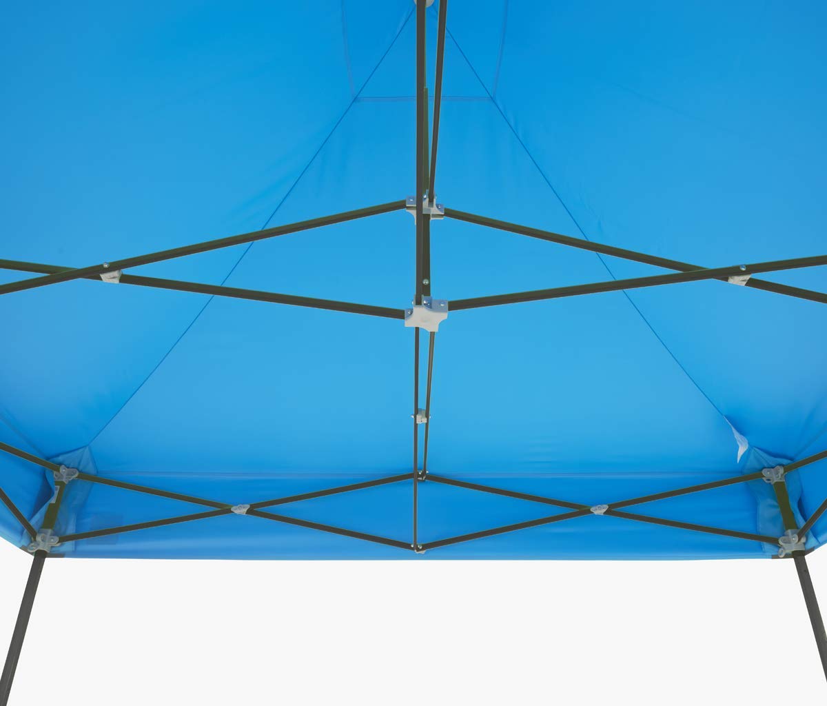 E-Z UP Eclipse Instant Shelter Canopy, 10' x 20', Gray Steel Frame and Professional Grade White Top Pop-Up Tent