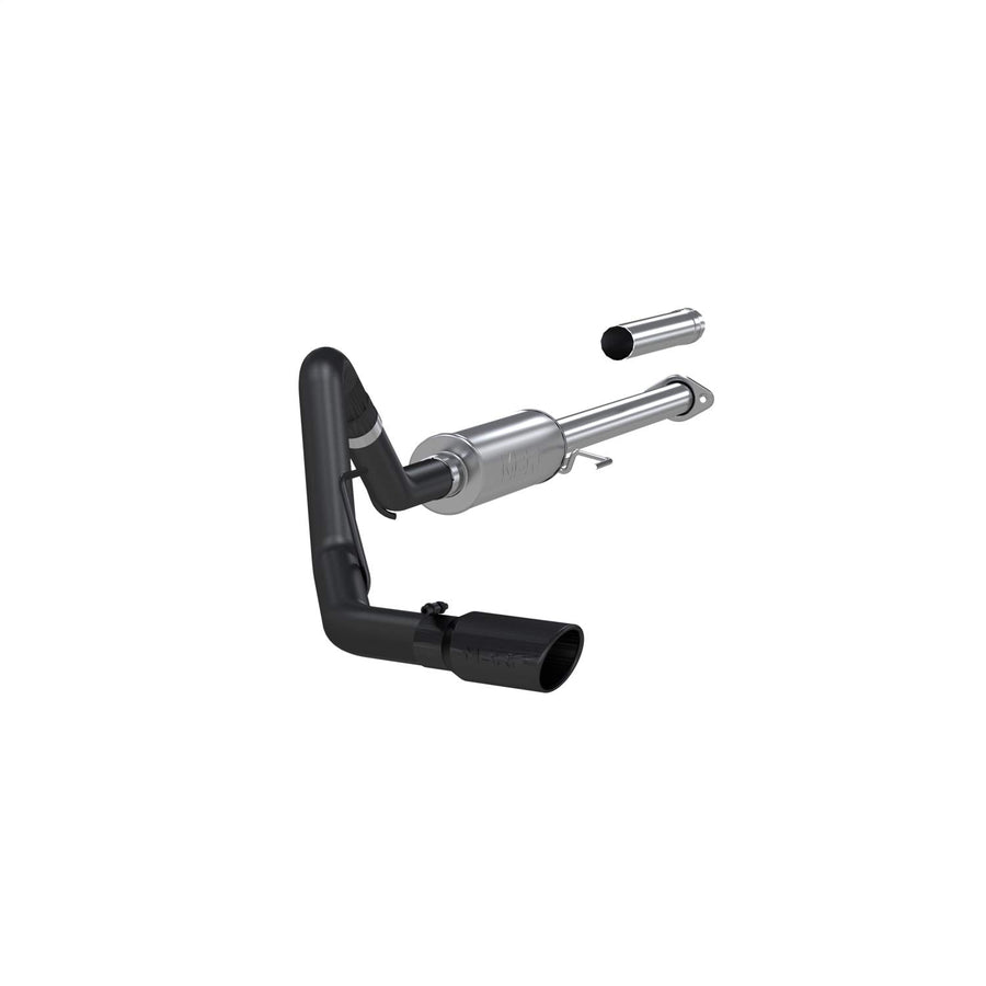 3" MBRP Black Single Cat Back S5253BLK