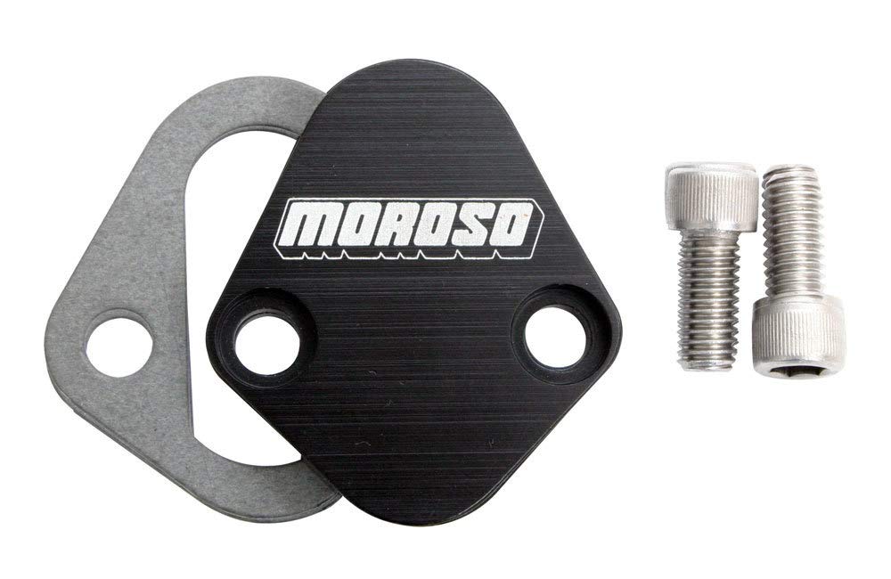 Moroso Billet 65396 Fuel Pump Plate, Fits Big Block Chevy, Chrysler Mopar 273-440, All Fords exc 351C/M