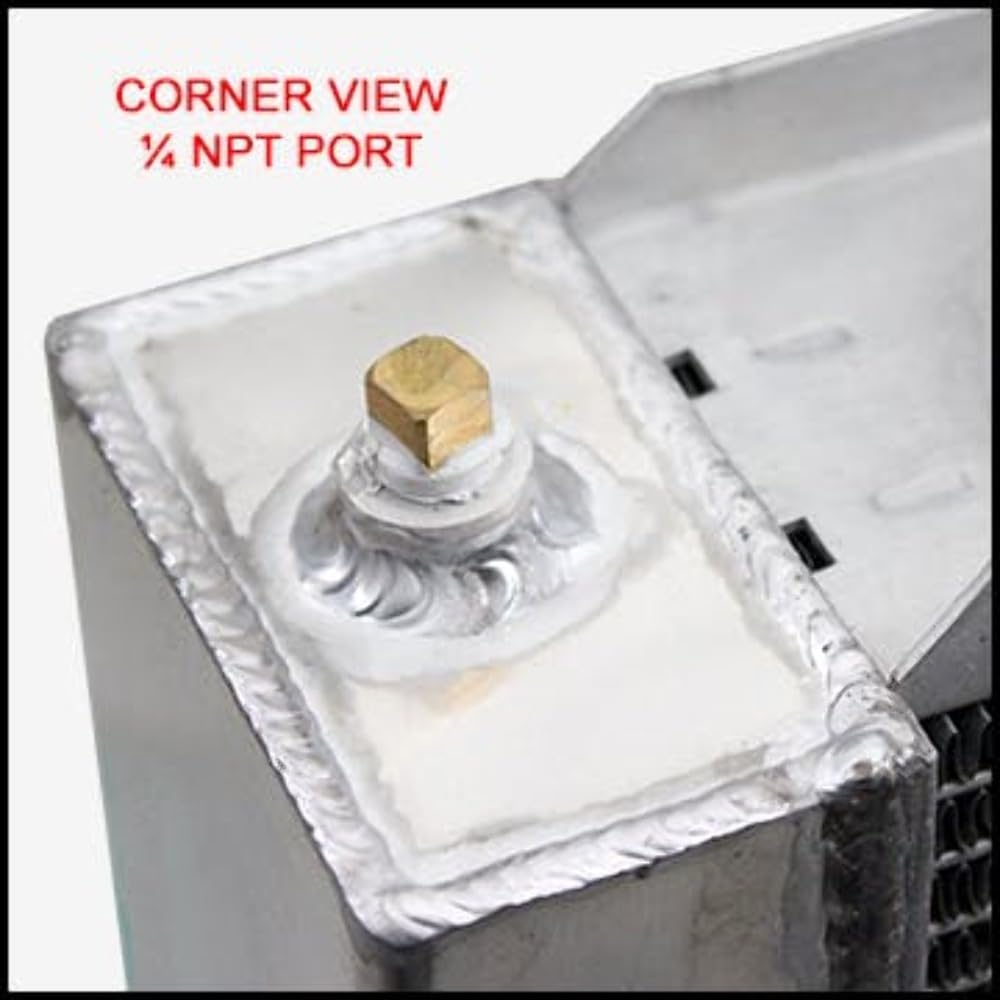 CUSTOM 19 X 28 3 ROW RADIATOR KIT INCLUDES ALL NEC