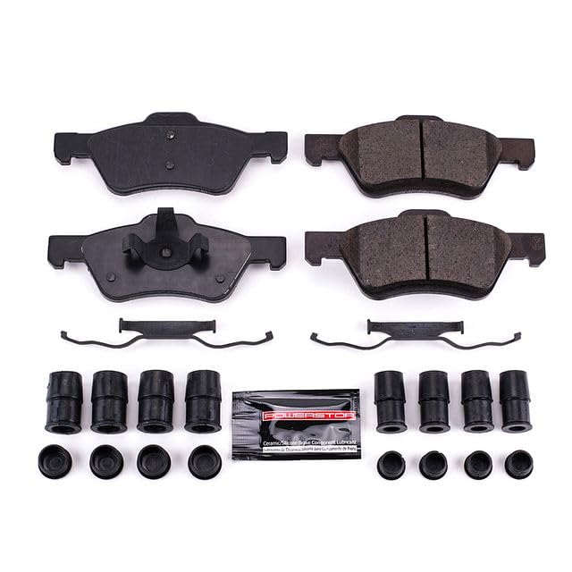 Power Stop Z23-1047 Z23 Evolution Sport Carbon Fiber Infused Ceramic Brake Pads with Hardware For Ford Escape, Mazda Tribute, Mazda Tribute, Mercury Mariner [Model Specific]