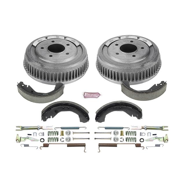 Power Stop KOE15330DK Rear Replacement Brake Kit-OE Brake Drums & Ceramic Brake Pads