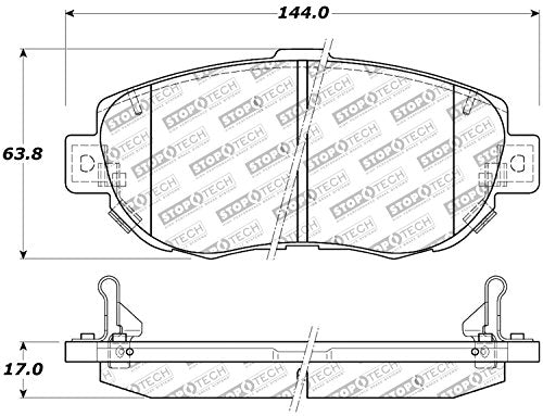 Sport Brake Pads StopTech 309.06190 with Shims and Hardware