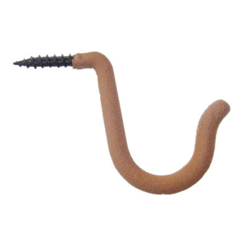 HME Accessory Single-Prong Rubber-Coated Hunting Hook, Convenient Way to Backpack, Rattling Antlers, Calls, Sharp Tip, 6 Pack (Bister)