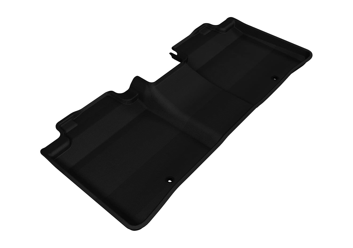 3D MAXpider Custom Fit Second Row All-Weather Floor Mat for Select Lexus ES/ ES Hybrid Models - Kagu Rubber (Black)