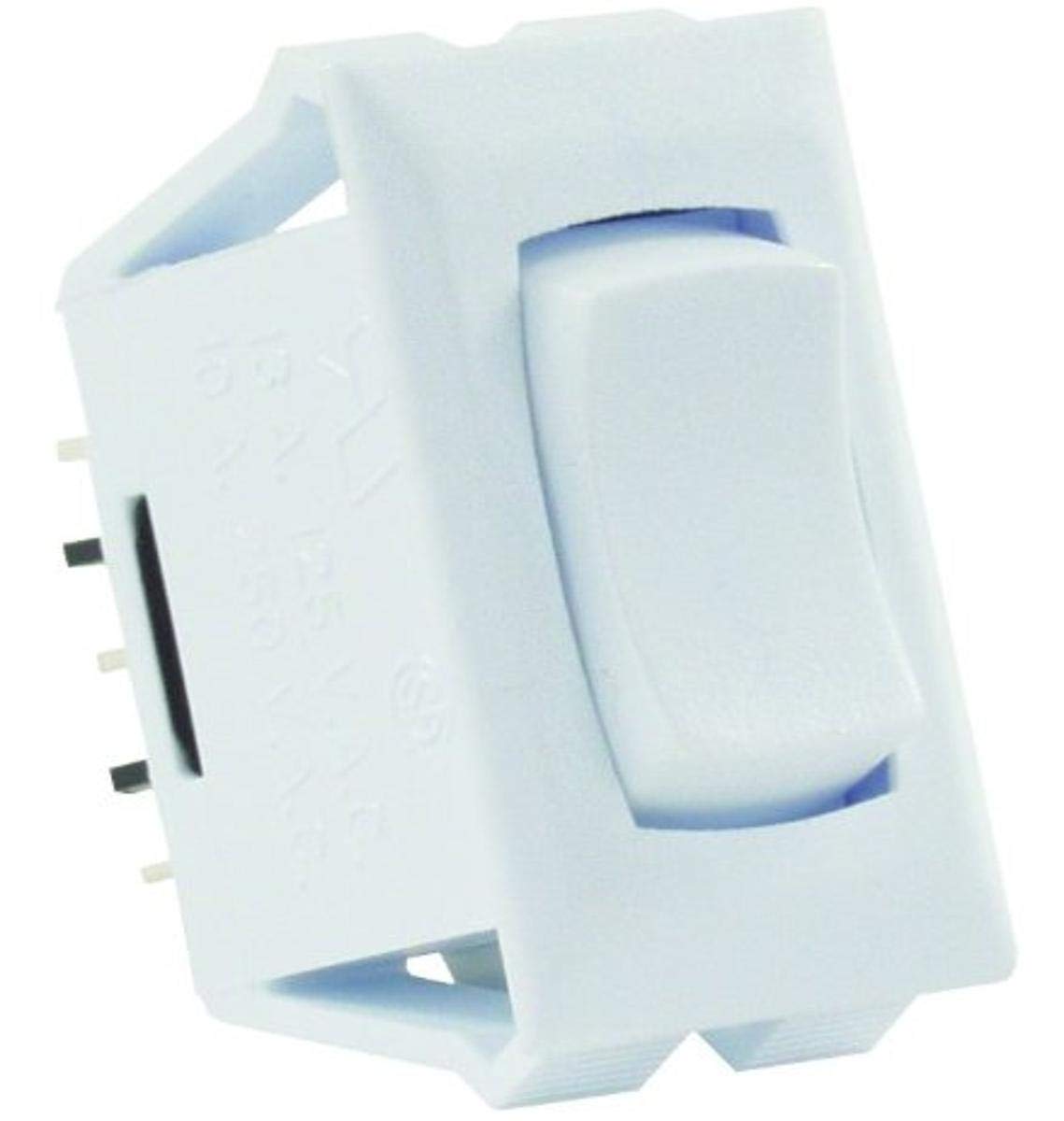 White JR Products 12695 SPDT Mom-On/Off/Mom-On Switch