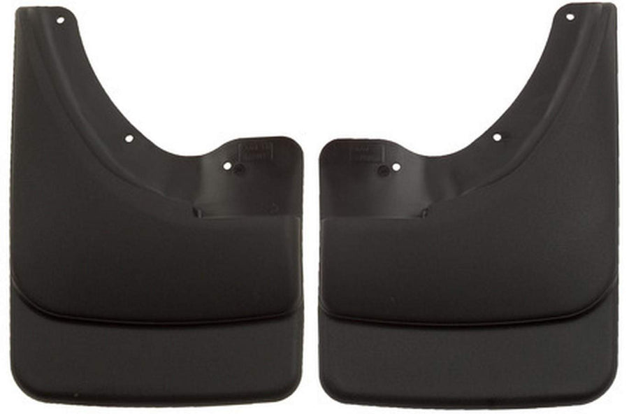 Front Mud Guards - Husky Liners | 2002-2008 Dodge Ram 1500, 2003-2009 Dodge Ram 2500/3500 w/o OEM Fender Flares 2 Piece Set, Black, Front Set - 2 Pc | 56071