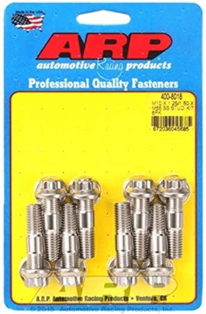 Broached stud ARP Kit (M10 X 1.25/1.50 X 48mm broached stud 8pcs)